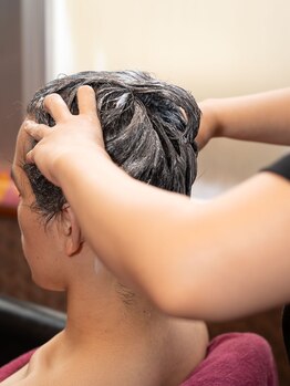 フェイバリットスパ(Favorite Spa)の写真/【クレンジング付きクリームバス８０分７，０００円】頭皮をクレンジングし、頭皮環境をリセット！