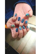 アンアント(An-ant)/ブルーべっ甲ネイル