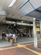 ビューステージ アイブロウサロン 岡山/岡山駅東口を出ます