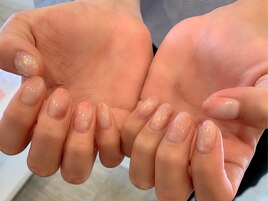 桃ネイル