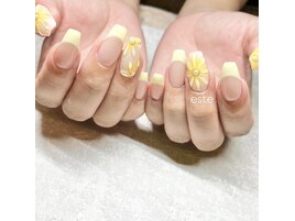 向日葵ネイル