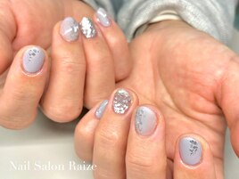 ニュアンスネイル/グレーネイル