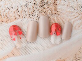 2025　バレンタインネイル