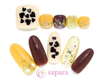 津田沼ネイルサロン サパラ(sapara)/ハンドフットセット定額¥11,499