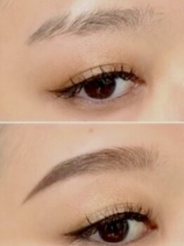 プラスジェイ 石巻中里店(plus J)の写真/美眉アイブロウWAX!骨格の診断からなりたい理想の眉をご提案☆毎日のメイクが時短で自信の持てる眉に♪