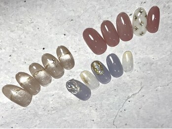 グレープフルーツモール(grapefruitmoll)の写真/【パラジェル取扱】シンプルな中にも上品なデザインをご提案☆美爪に保ちながら可愛いデザインができる♪