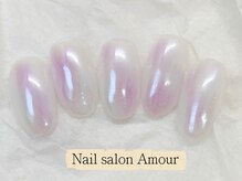 アムールユシマテン 上野湯島店(Amour)/キラキラ春夏のネイル¥7980