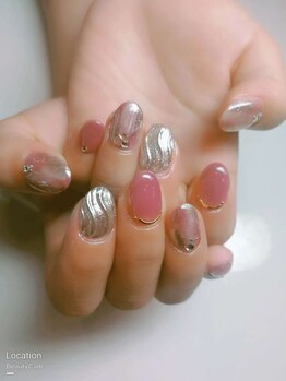 トータルビューティー パッション 茨木(Total Beauty Passion)/ミラーネイル