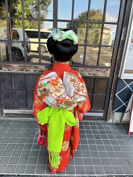 フラミンゴデザイン シー(flamingo design C)/日本髪、手結び