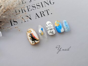 ワイネイル(Y.nail)/バスキアネイルデザイン
