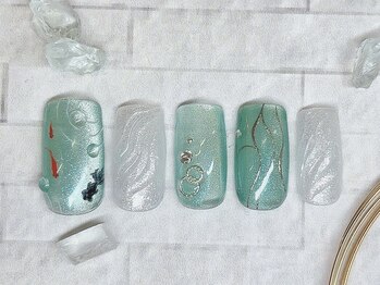 アルセア 上野御徒町店(Alcea)/マグネットネイル 金魚 ミラー