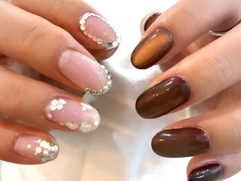 ループ 川崎店(LOOP)の写真/≪艶やかな質感・美しい発色に自信あり≫際まで美しい美フォルムワンカラーやマグネット♪大人可愛いを演出