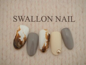 スワロンネイル(SWALLON NAIL)/11.12月定額ネイル♪