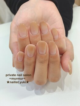 プライベート ネイルサロン マーマ(murmur)/ナチュラルカラーグラデーション