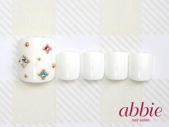 ネイルサロンアビー 北千住店(abbie)/モノグラムネイル ¥9471