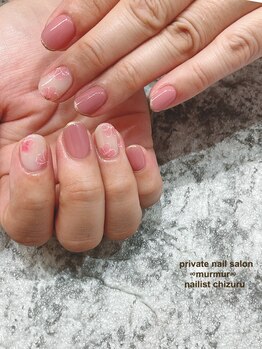 プライベート ネイルサロン マーマ(murmur)/手描きフラワーデザイン