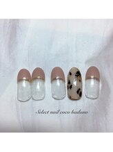 セレクトネイル ココ 秦野店(SELECT NAIL COCO)/ひょう柄&ミラー