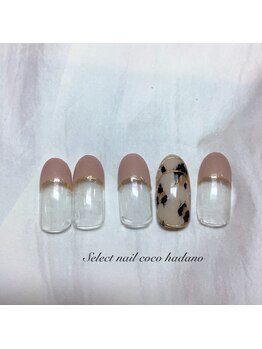 セレクトネイル ココ 秦野店(SELECT NAIL COCO)/ひょう柄&ミラー