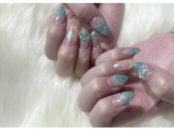 エミュレ(emure.)/ちゅるちゅるリボンネイル