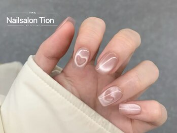 オンブレフレンチ・冬ネイル