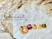 テテネイル(tete.nail)/［フット］オシャレ曲線美アート
