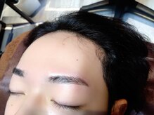 ビューステージ アイブロウサロン 前橋/メンズ平行眉