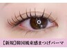 【SNSで話題の韓国発信パーマ】韓国風束感まつげパーマ￥5400