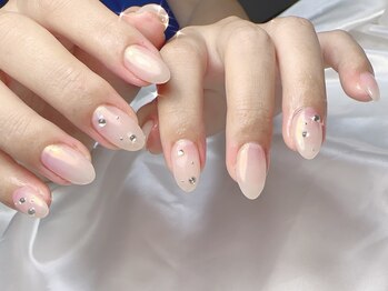 シェリーピンク(cherie pink)/オーロラパウダーネイル☆