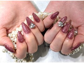 【スカルプ】ラメワンカラー