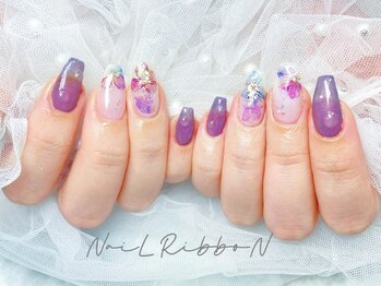 アイラッシュ アンド ネイル リボン 池袋店(RibboN)の写真/高技術×提案力◎スピーディーな仕上がりで隙間時間に可愛いネイルを♪オフ込ワンカラーorグラデ¥3990~
