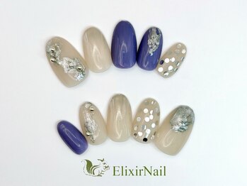 エリクサーネイル 神田(Elixir Nail)/シンプル / クーポン使用