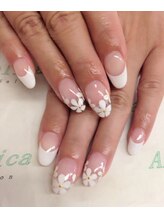 ネイルサロン アンジェリカ(Angelica)/No.47 スカルプフラワーネイル