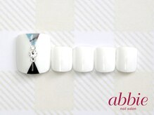 ネイルサロンアビー 北千住店(abbie)/モード大理石ネイル　￥9449