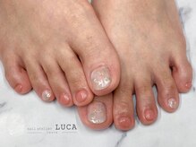 ネイルアトリエルカ(nail atelier LUCA)/W-833 大人上品ニュアンスネイル