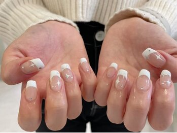 アイスタジオ アンド ダブルネイル 高槻店(EYE STUDIO&W NAIL)/フレンチネイル/ホワイトネイル