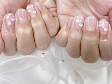 ハニービービー(Honey Bee Bee)/ピンクハートネイル