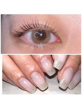 ミュービューティースタジオ(M BEAUTY STUDIO)の写真/忙しい方にもピッタリ！ネイル、アイメニューの同日施術も可能♪目元～指先までお洒落を楽しんで頂けます。