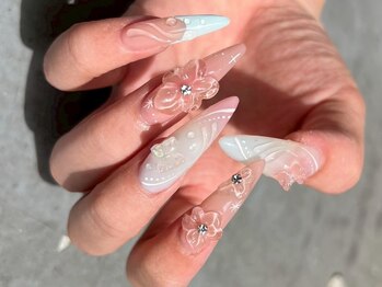 ネイルアンドアイラッシュスタジオ シュシュ(chouchou)の写真/【パラジェル専門認定サロン】持ち込みOK！豊富なカラーとトレンドパーツで貴方のやりたいデザインが叶う！