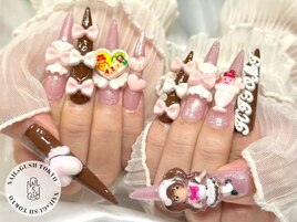 冬ネイル/きらきら/推しネイル