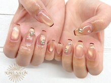 ソネルサロン 駒込店(SONEL SALON)/持込みデザイン☆マグ×フレンチ