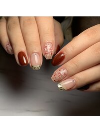 ツイードネイル