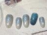 【アオイ限定】深海ブルーのクラゲネイル◎