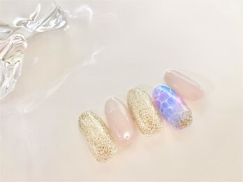 ネイルサロン アミ(Amie)/ドロップアートラグーンネイル♪