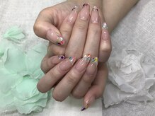 ネイルルーム 千美(room)/シェルフレンチネイル