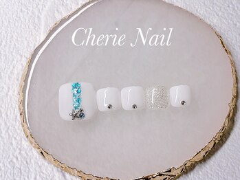 シェリーネイル(Cherie Nail)/ブルーシェルフットネイル★