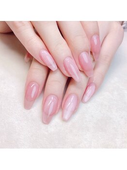 ピオニーネイル(peony nail)/上品ピンク　マグネット