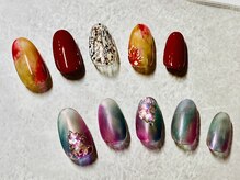 リノネイル(LINO NAIL)の雰囲気（元気が出る鮮やかカラー♪ニュアンス～・フットネイルも大人気）