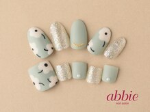 ネイルサロン アビー グランデュオ蒲田店(abbie)/レトロ◇上￥13090/下￥12012