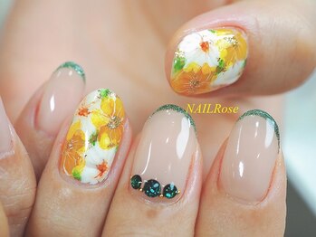 ネイルローズ(NAIL Rose)/初回オフ無料お花¥7990