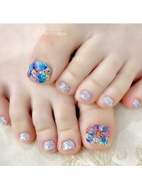 初夏梅雨ネイル♪